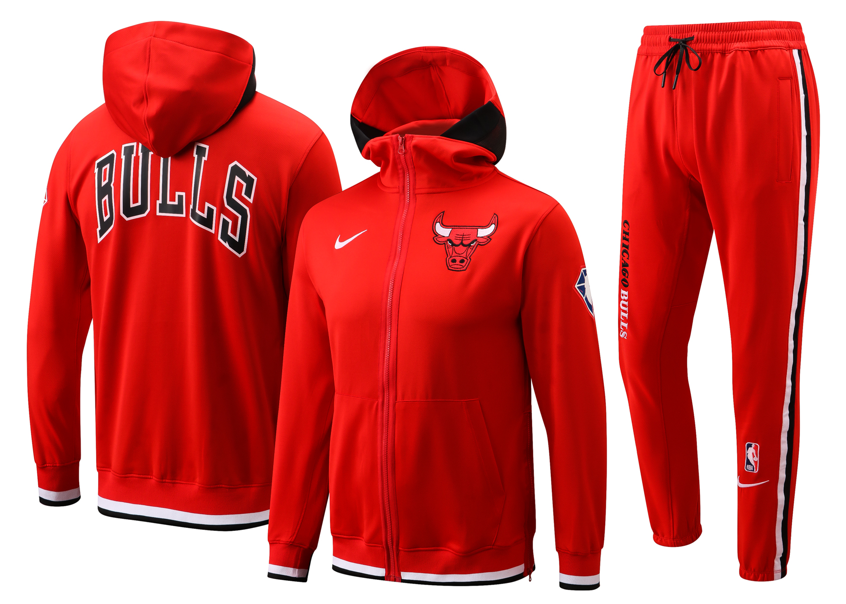 Men Chicago Bulls red 2024 NBA Nike Training suit